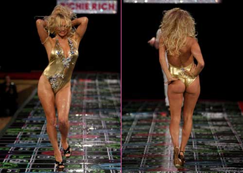 Pamela Anderson na modnoj reviji Riči Rič