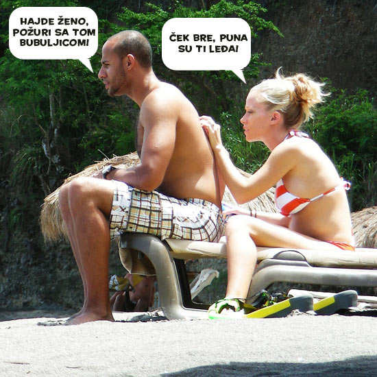 Kendra Vilkinson i Henk Basket na medenom mesecu Kendra Vilkinson i Henk Basket na medenom mesecu