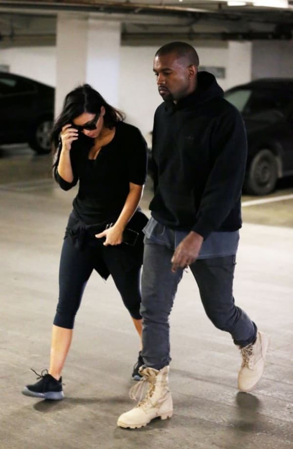 Kim i Kanye na ulasku u market ( foto: Mirror )