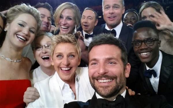 Ovo je selfi sa ovogodišnje dodele Oskara (foto: telegraph)