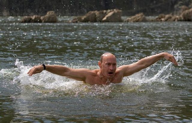 Vladimir Putin: action man