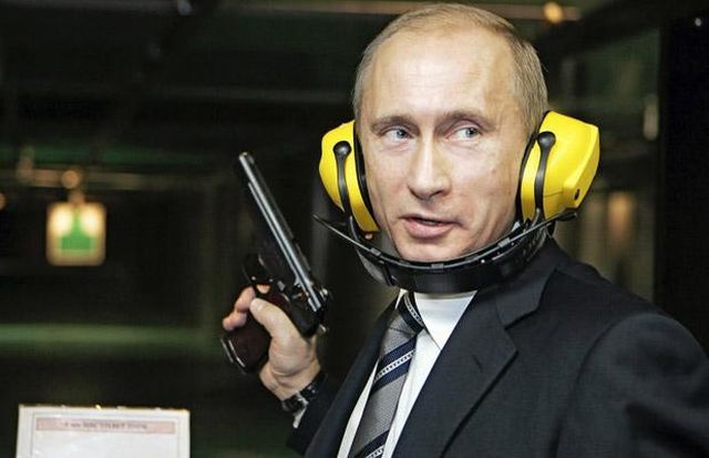Vladimir Putin puca