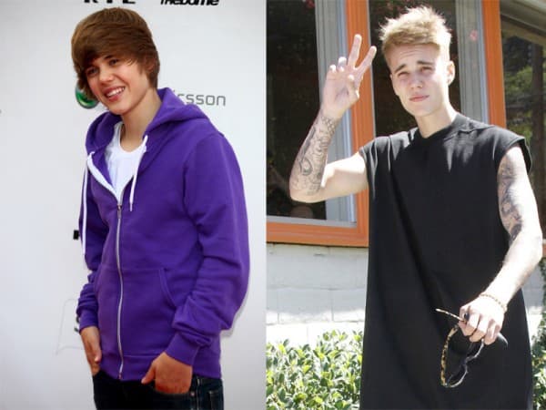 Justin Bieber od dečaka 2009. do mladića ( foto: Posh 24 )