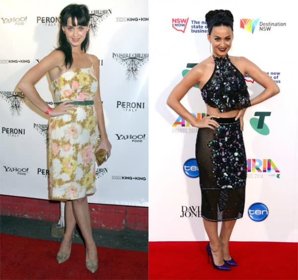 Katy Perry 2006. i nakon 8 godina ( foto: Posh 24 )