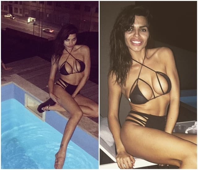 Dejana Živković uživa u noćnom kupanju u bazenu (foto: Instagram)