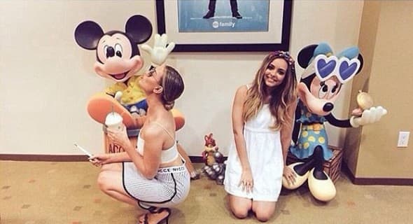 Perrie je istog dana posetila Radio Disney (foto: Instagram)