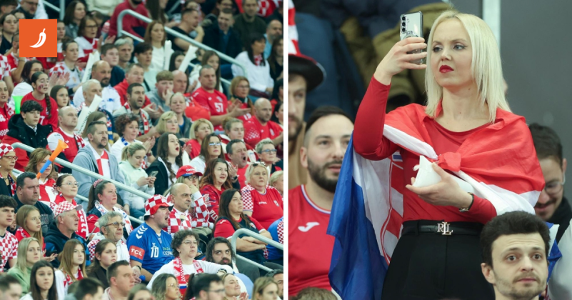 FOTO Arena bila ispunjena kockicama i zastavama, pogledajte kako se navijalo