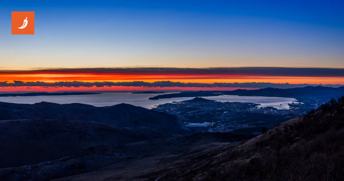 FOTO Zalazak sunca na Jadranu bio je nestvarno lijep