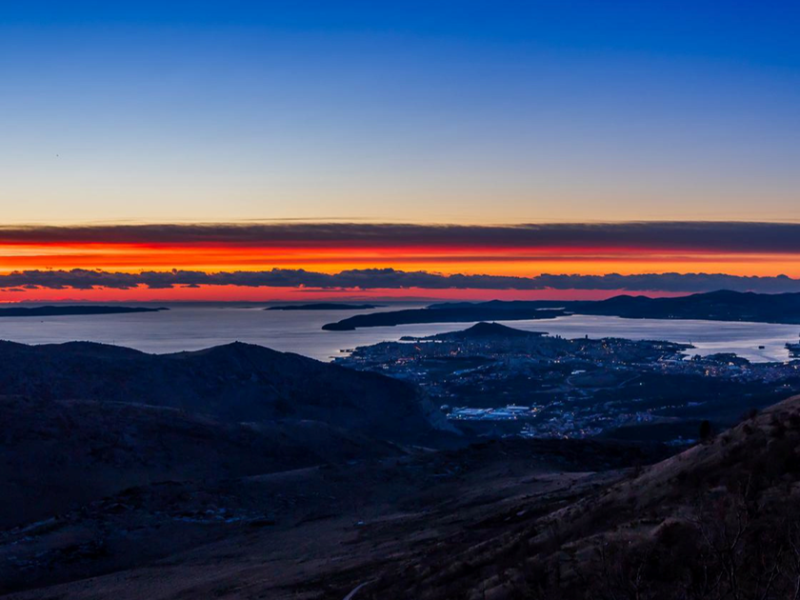 FOTO Zalazak sunca na Jadranu bio je nestvarno lijep