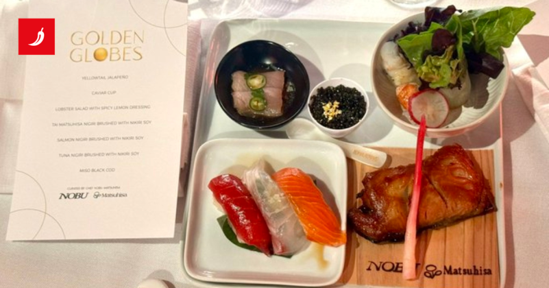 Jelovnik Zlatnih globusa podijelio javnost: "Hrabar izbor za 1500 gostiju"