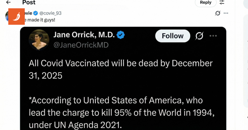 Neka antivakserica tvrdila da će cijepljeni umrijeti do 31.12.2025. Pa... Živi smo🙋